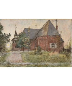 Carl Larsson, Die alte Kirche von Sundborn