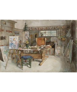 Carl Larsson, Das Atelier