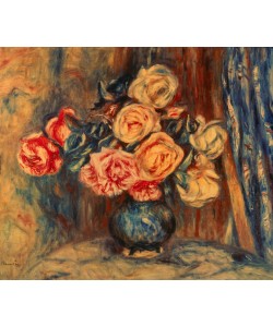 Pierre-Auguste Renoir, Les roses au rideau bleu
