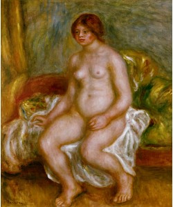 Pierre-Auguste Renoir, Femme nue aux coussins verts