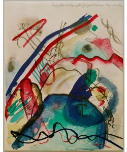 Wassily Kandinsky, Entwurf zu ‘Bild mit weißem Rand'
