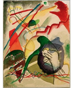 Wassily Kandinsky, Entwurf zu ‘Bild mit weißem Rand'