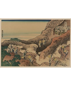 Katsushika Hokusai, Pilgrims Climbing Mount Fugi