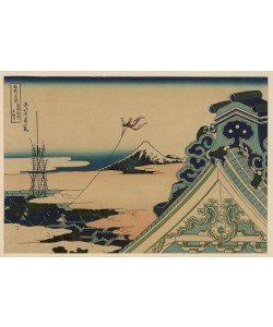 Katsushika Hokusai, Hongan-ji Temple at Asakusa in the Eastern Capital