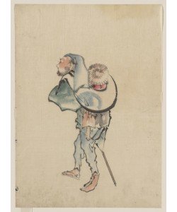 Katsushika Hokusai, Walking man