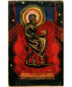 Franz Marc, Sitzender Heiliger, Byzantinischer Heiliger