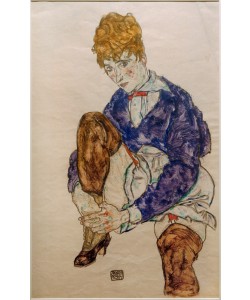 Egon Schiele, Porträt der Frau des Künstlers