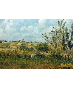 Camille Pissarro, Blick vom Hang Les Gratte-Coqs, Pontoise