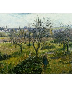 Camille Pissarro, Die Gärten von Le Valhermeil, Auvers-sur-Oise