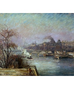 Camille Pissarro, Der Louvre, Nebel, 32. Serie