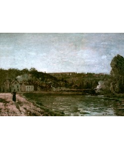 Camille Pissarro, Ufer der Seine in Bougival