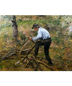 Camille Pissarro, Vater Melon beim Holzsägen