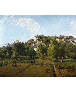 Camille Pissarro, Der Garten von Maubuisson, Pontoise