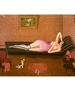 Dominique Peyronnet, Sommerlicher Mittagsschlaf (Liegende Frau)