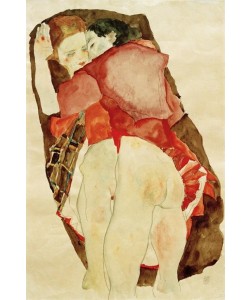 Egon Schiele, Zwei Mädchen