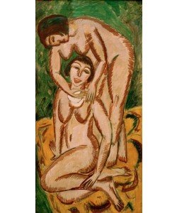 Ernst Ludwig Kirchner, Zwei weibliche Akte im Hochformat