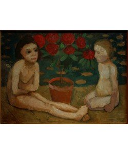 Paula Modersohn-Becker, Zwei sitzende Kinderakte