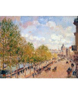 Camille Pissarro, Quai Malaquais, Sunny Afternoon