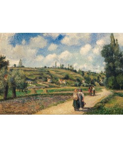 Camille Pissaro, Landscape near Pontoise, the Auvers Road, 1881