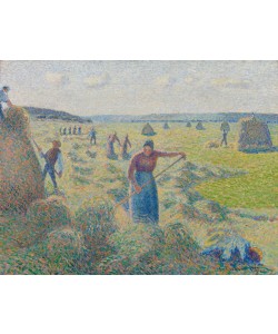 Camille Pissaro, The haymaking, Éragny, 1887