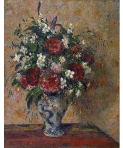 Camille Pissarro, Blumenstrauß: Pfingstrosen und Pfeifenstrauch