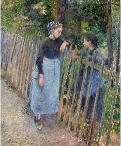 Camille Pissaro, Conversation, ca 1881