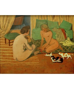 Felix Vallotton, Femmes nues aux chats