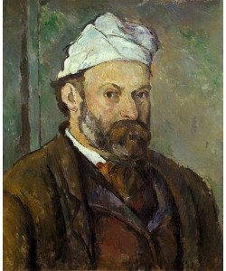 Paul Cézanne, Portrait de l’artiste au bonnet blanc