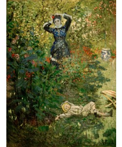 Claude Monet, Camille und Jean im Garten von Argenteuil