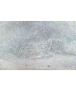 Claude Monet, Mont Kolsaas, tempête de neige