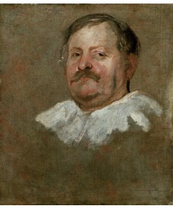 Anthony van Dyck, Head of a bearded Man wearing a Falling Ruff, 1628