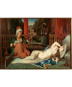 JEAN-AUGUSTE-DOMINIQUE INGRES, L’Odalisque à l’esclave