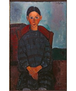 Amedeo Modigliani, La fillette au tablier noir