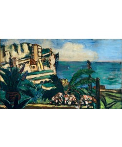 Max Beckmann, Riviera-Landschaft mit Felsen