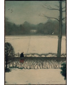 Jan Mankes, Aussicht aus dem Atelier in Eerbeek