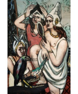 Max Beckmann, Vor dem Kostümfest (Drei Frauen)