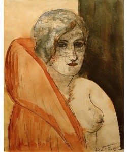 Max Beckmann, Frau im Pelz