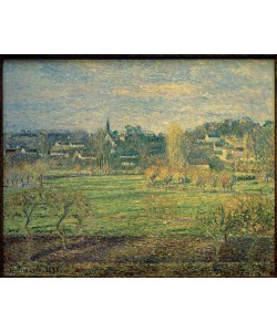 Camille Pissarro, Februar, Sonnenaufgang, Bazincourt