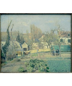 Camille Pissarro, Küchengarten in L'Hermitage, Pontoise