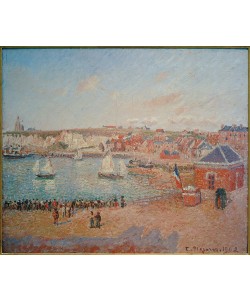 Camille Pissarro, Ansicht des Außenhafens von Dieppe