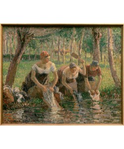 Camille Pissarro, Les lavandieres – the washerwomen