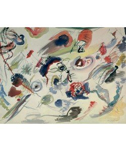 Wassily Kandinsky, Ohne Titel (Erstes abstraktes Aquarell)