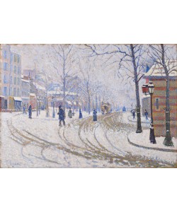 Paul Signac, Snow, Boulevard de Clichy, Paris.