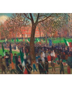 William Glackens, Parade, Washington Square