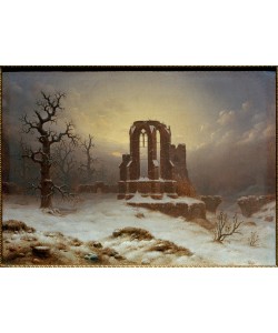 Carl Georg Adolph Hasenpflug, Kirchenruine im Schnee
