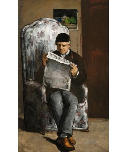 Paul Cézanne, The Artist’s Father, Reading “L’Événement”, 1866