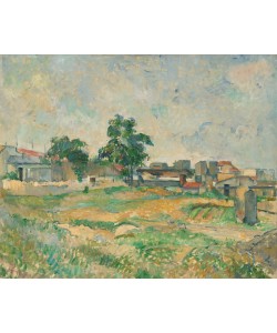 Paul Cézanne, Landscape near Paris, ca 1876