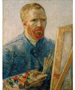 Vincent van Gogh, Selbstbildnis an der Staffelei