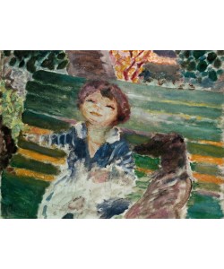 Pierre Bonnard, Kleines Mädchen mit Hund