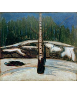 Edvard Munch, Die Birke im Schnee